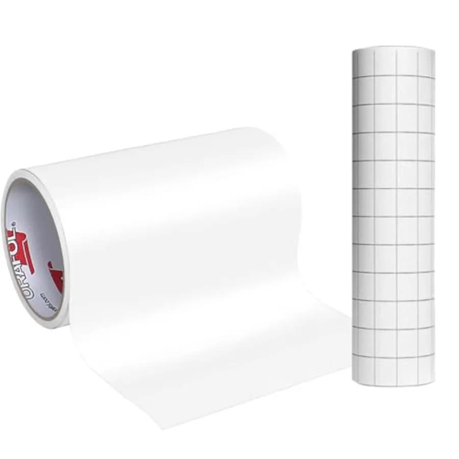 Vinile rimovibile 651 compatibile con tutti i taglierini per vinile - Bianco opaco 50 piedi con carta di trasferimento