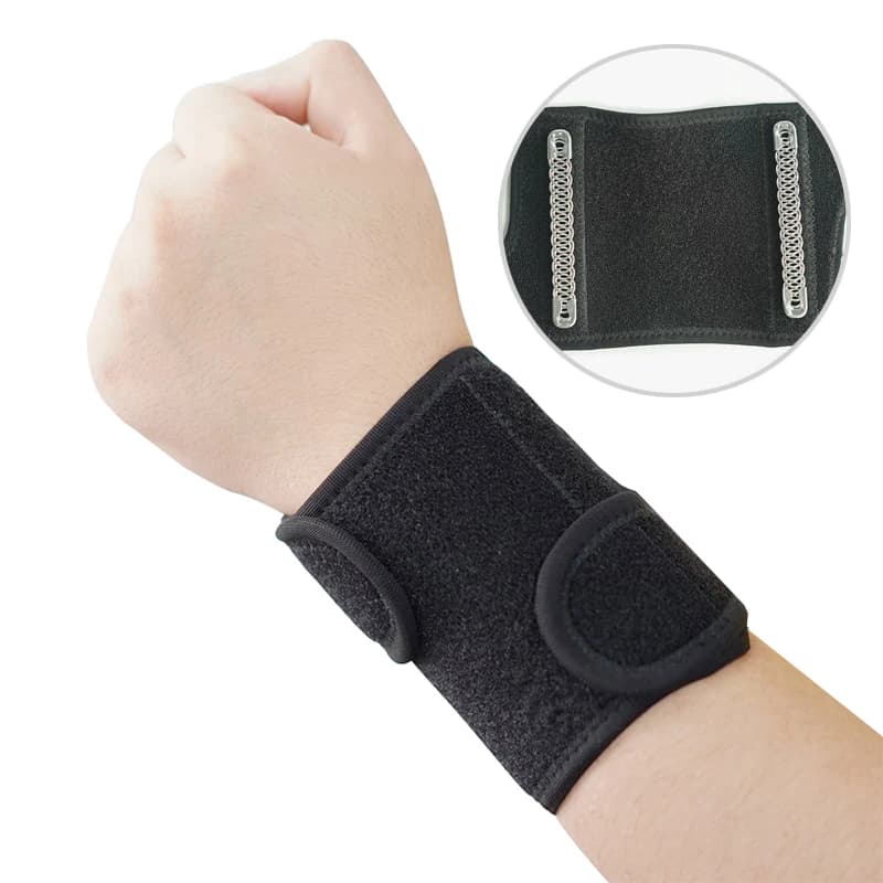 Cinturino di compressione da polso regolabile Tutore da polso Fascia di supporto per polso sportivo per uomo Donna Fitness Sollevamento pesi Allenamenti in palestra