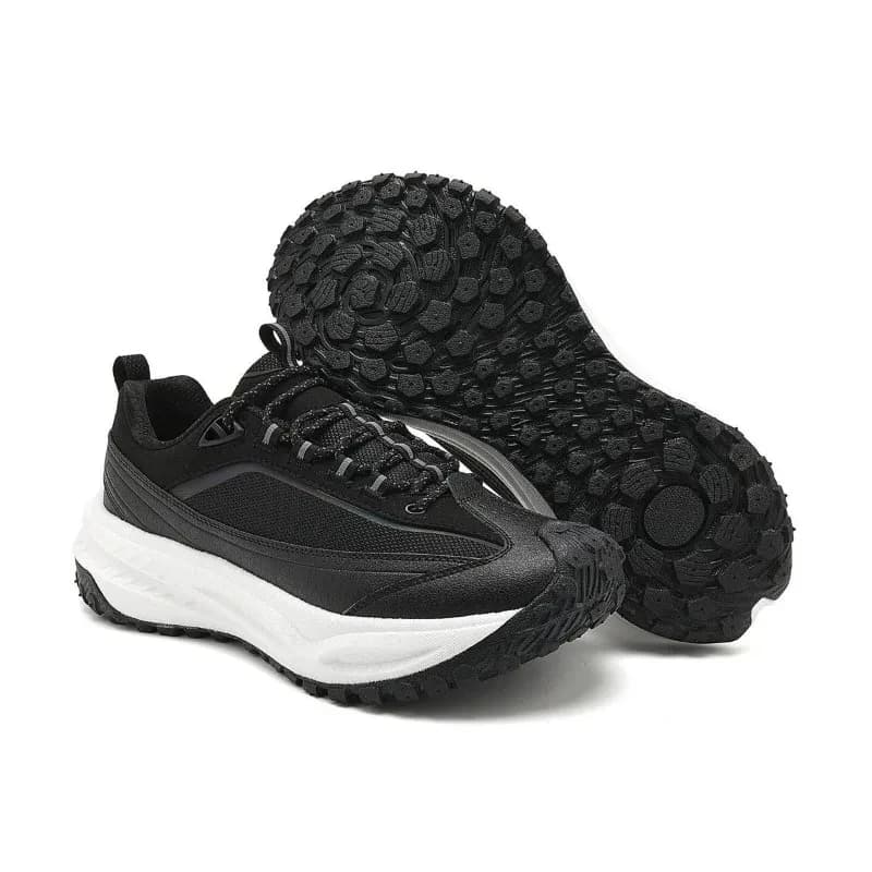 New Cool Gym Hiking Shoes For Men Mesh Breathable Outdoor Boots Mens Non-Slip Walking Shoe Lacing Mountain Climbing Footwear