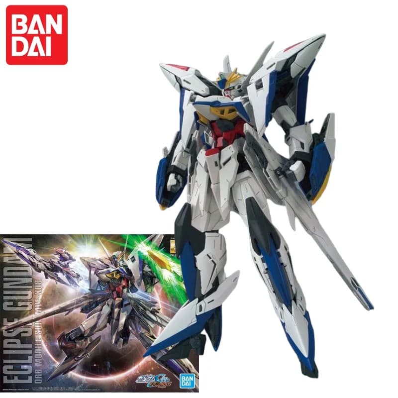 Bandai Mg 1/100 Seme Eclipse Manga Heaven's Eclipse Gundam Trasformabile Modello di Montaggio Mecha Warrior Figura Giocattolo Educativo