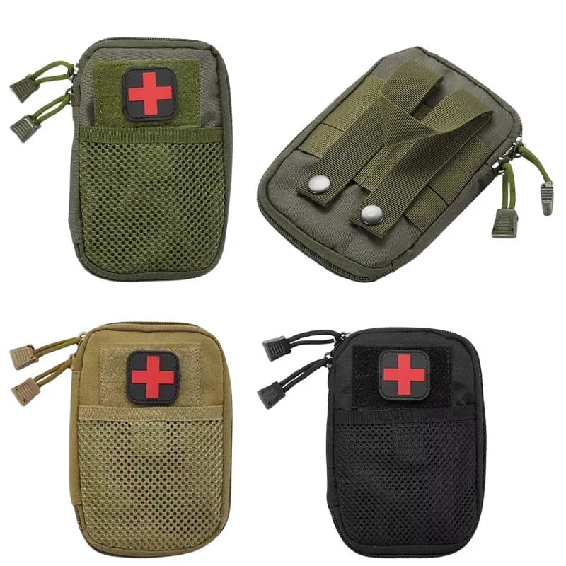 Campeggio caccia Tactical EDC Pouch Wallet Molle Tactical kit di pronto soccorso marsupi Bug Out Bag kit medici di emergenza mil
