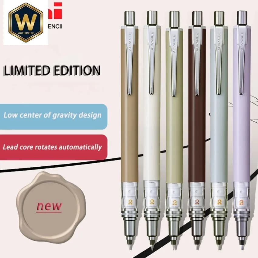 UNI New Limited Mechanical Pencil M5-559 Auto Rotating Double Speed Kuru Toga Break-Proof Lead 0.3/0.5mm Stationery