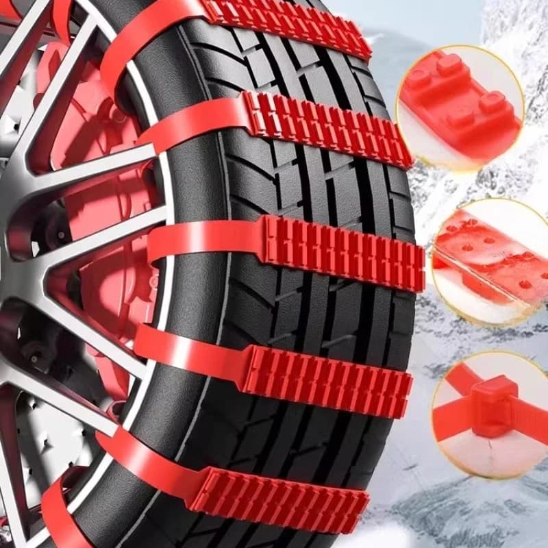 Automobile Electric Vehicle Tire Winter Snow Chain New Tire-free Car SUV Universal Anti-skid Cable Tie Chain