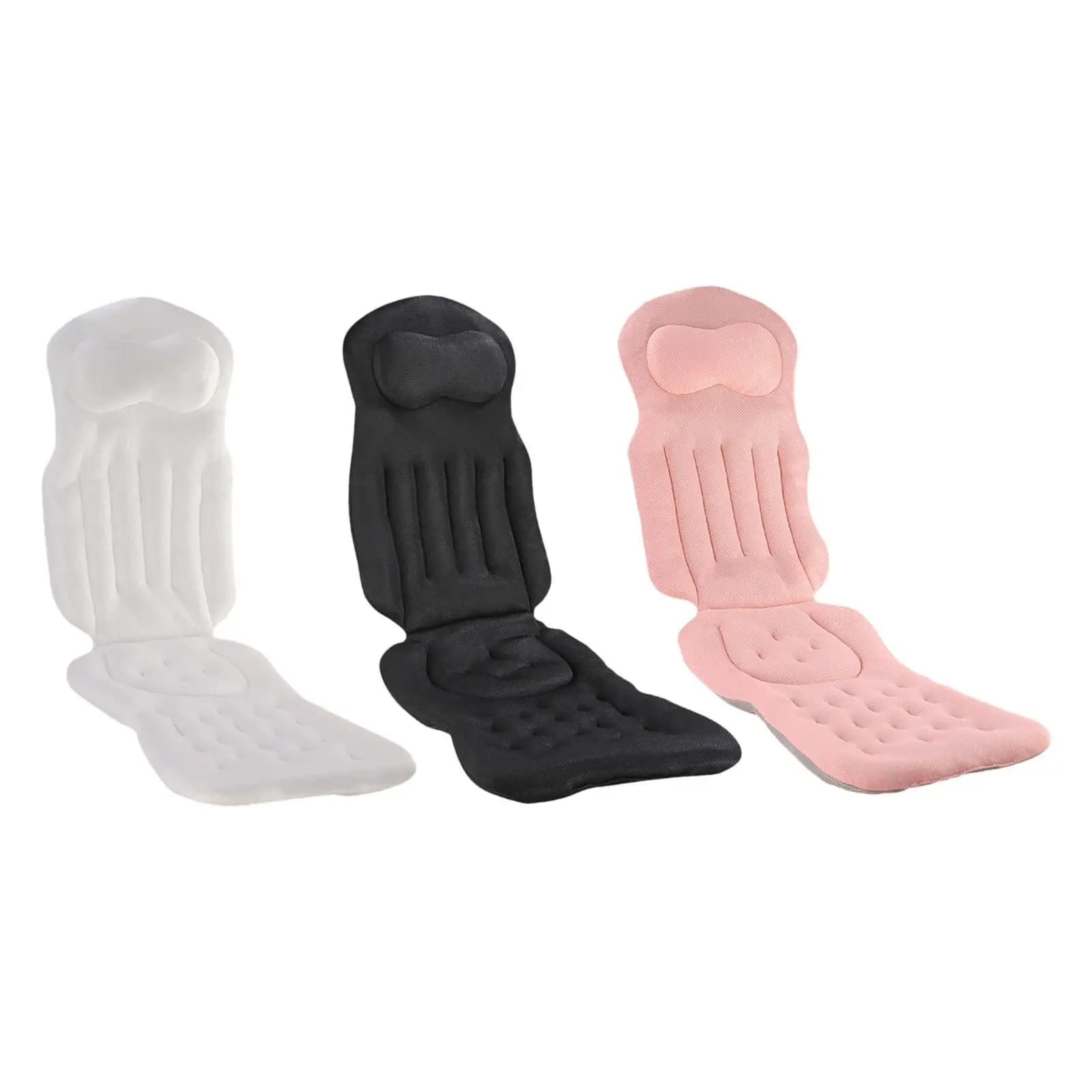 Cuscino per vasca da bagno per tutto il corpo per adulti antiscivolo traspirante per regalo Rete d'aria 4D con ventose Cuscino da bagno Tappetino per vasca SPA