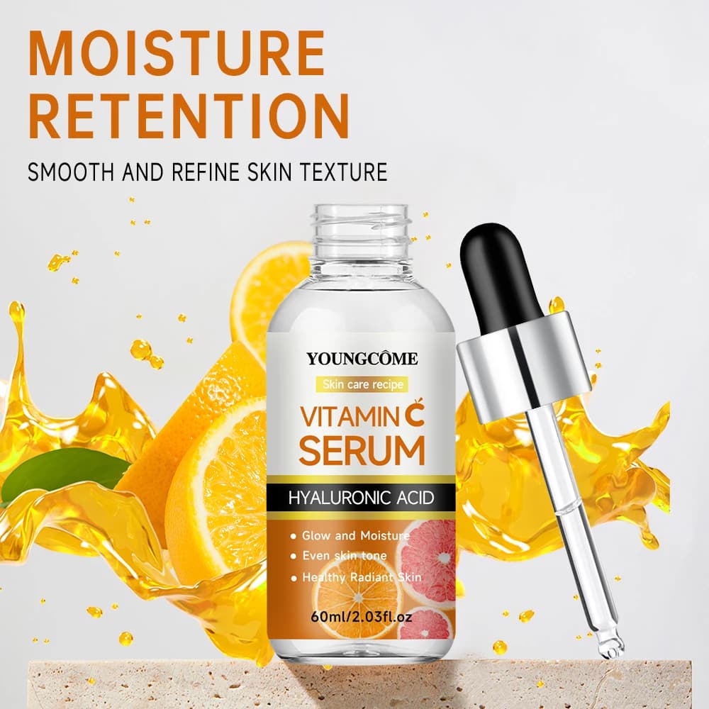 The essence for the face to vitamin C contains hyaluronic acid Removing dark spots Anti-aging Hydrating Repair Essence Skin Care of the face