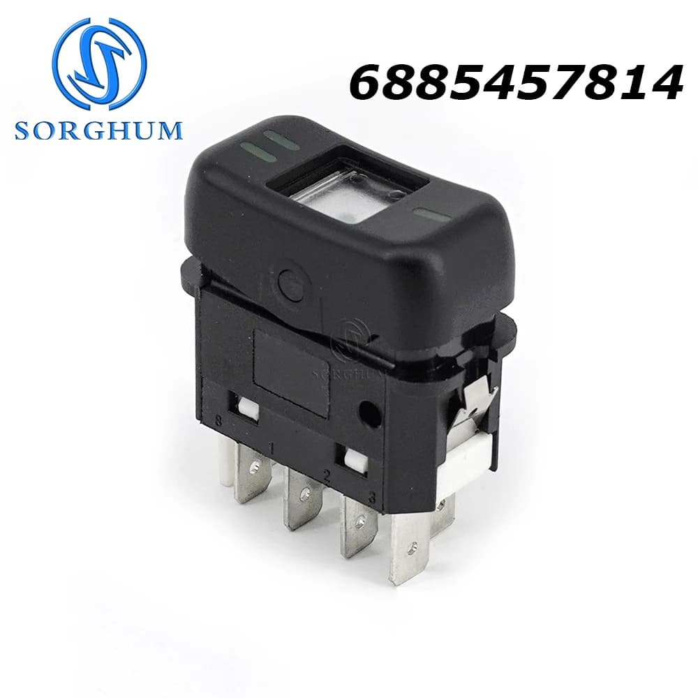 SORGHUM 6885457814 Per Mercedes Benz 1214A2318 709 713 913 914 12 VOL Finestra Interruttore di Controllo Pulsante Regolatore Parti di Automobili 8 Pin