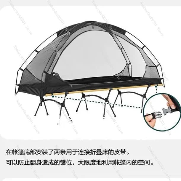 Tenda da Campeggio Singola per Esterni, Sacco con Zanzariera Interna per Escursionismo, Alpinismo e Backpacking