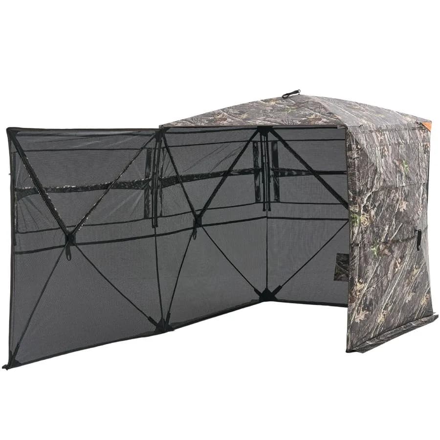 Transparent Mymetic Tent for 2-3 Persons with Transport Bag, 360 Degree Portable Relay, Resistant and Silent
