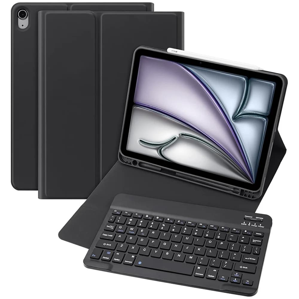 Per iPad Air Custodia per tablet M2 M3 da 11 pollici con tastiera per iPad Air 5/iPad Air 4a generazione Custodia per tastiera da 10,9 pollici con portapenne