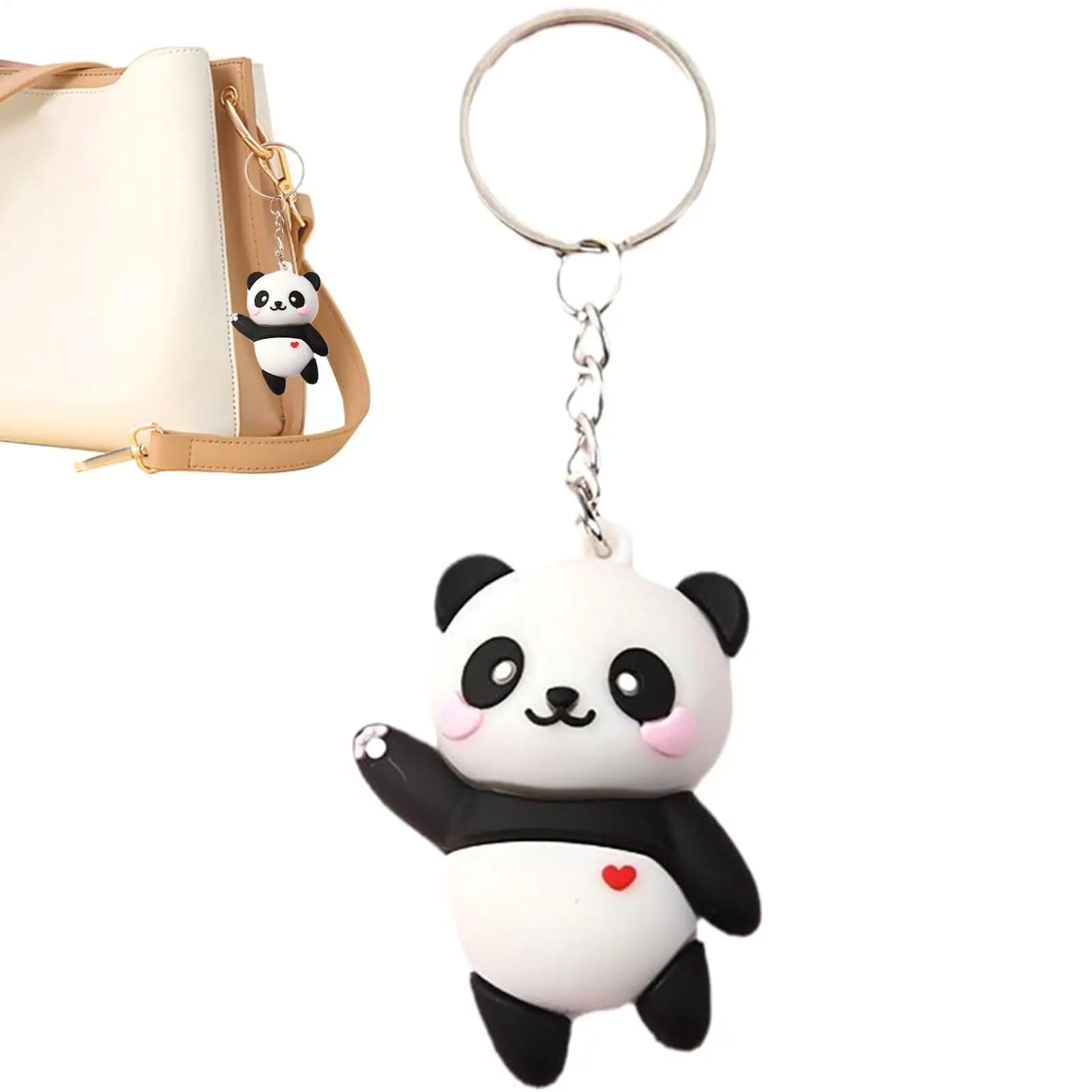 Portachiavi con simpatici animali 3D, ciondolo per zaino a forma di cartone animato, premi per l'asilo, regali, ornamento per borsa per bambini, astuccio per matite per compleanno di bambini e bambine