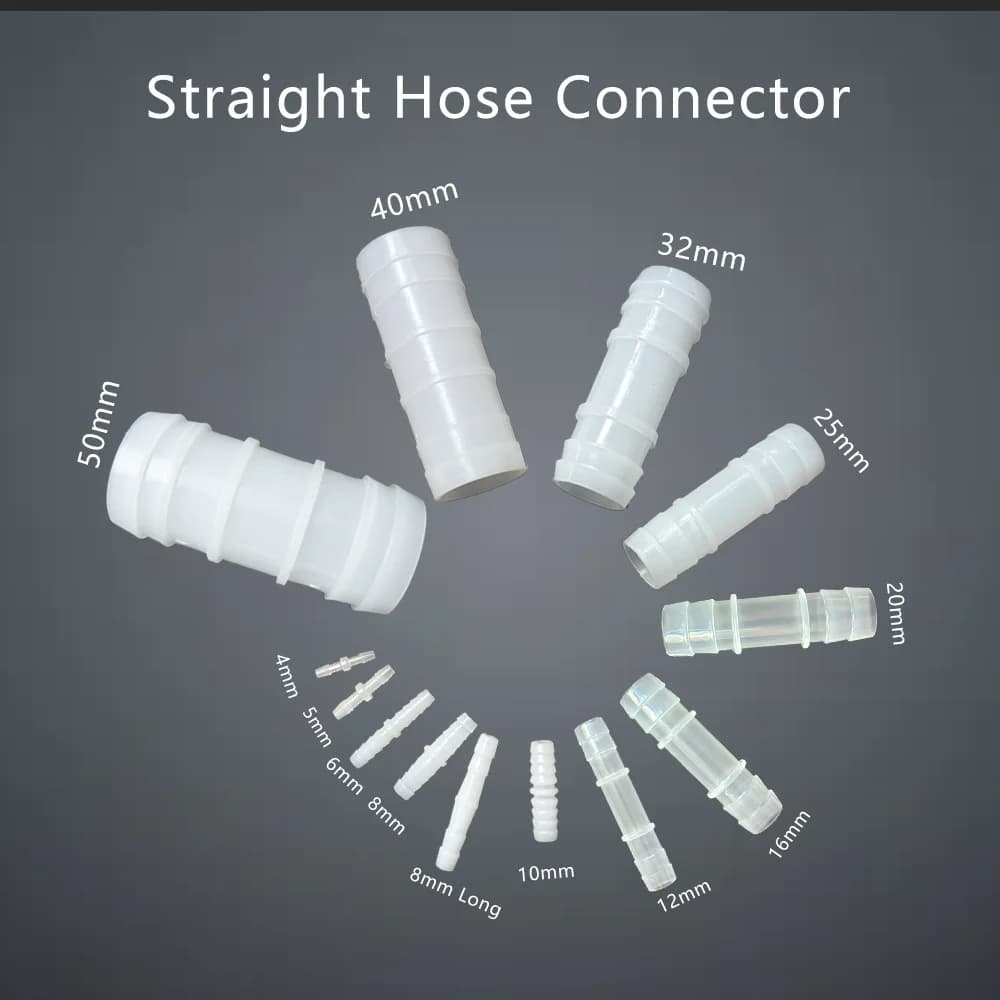 Flexible Pipe Repair Connector Extension for Direct Joint Diameter Same Plastic Joint 5 pieces 1 piece Garden Irrigation Laboratory