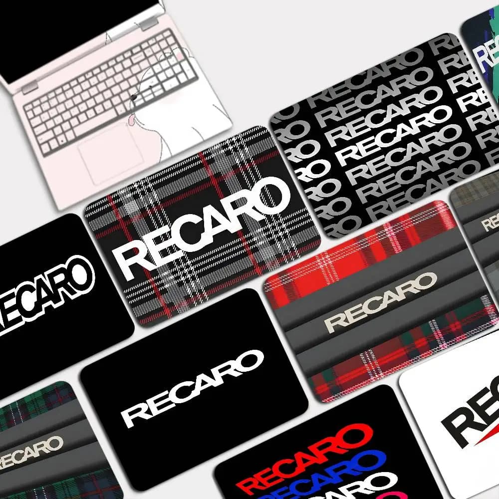 Tappetino per Mouse Trendy con Logo R-Recaros, Personalizzabile, per Scrivania da Gaming, Computer, Laptop, Tappeto per Mouse da PC