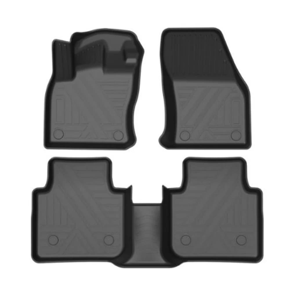 Waterproof TPE Car Mats for All Seasons for Volkswagen TIGUAN-L 2017-2023 Rubber Foot Mats 3D Fodera Complete Set Pad