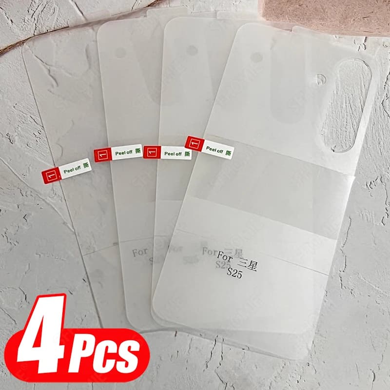 4 pezzi pellicola posteriore pellicola idrogel protezione schermo per Samsung Galaxy S25 S24 S23 S22 Ultra Plus per Samsung Galaxy S24 S23 FE pellicola