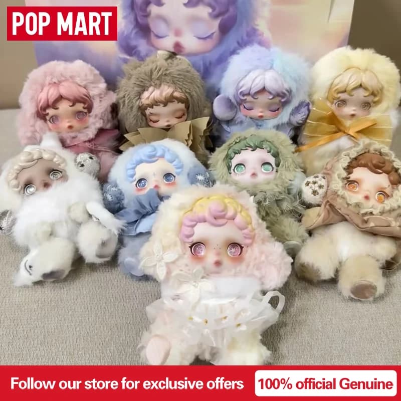 POP MART Originale SKULLPANDA Serie L'impressionnisme Ciondolo in Vinile Peluche Mystery Blind Box Busta a Sorpresa Giocattoli Carini Bambola Statuetta Anime