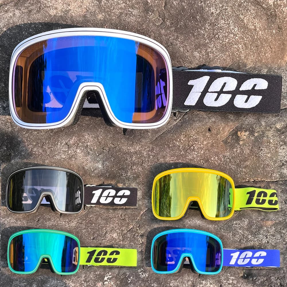 Nuovi occhiali da sci Doppi strati Occhiali da sci antiappannamento Uomo Donna Occhiali da motoslitta Occhiali da snowboard antivento per esterni invernali