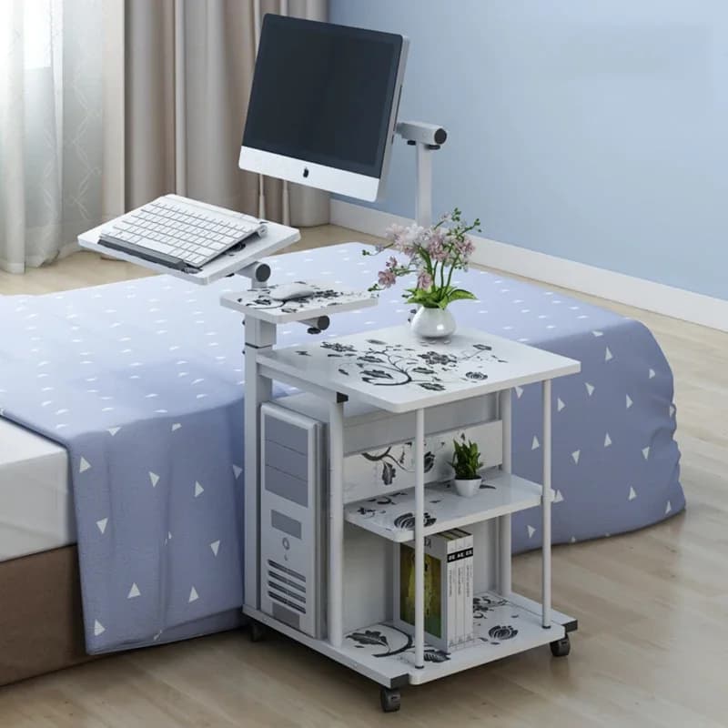 Study Students Computer Desks Adjustable Height Side Bed Reading Monitor Stand Table Ergonomic Console Mesa Pc Unique Furniture