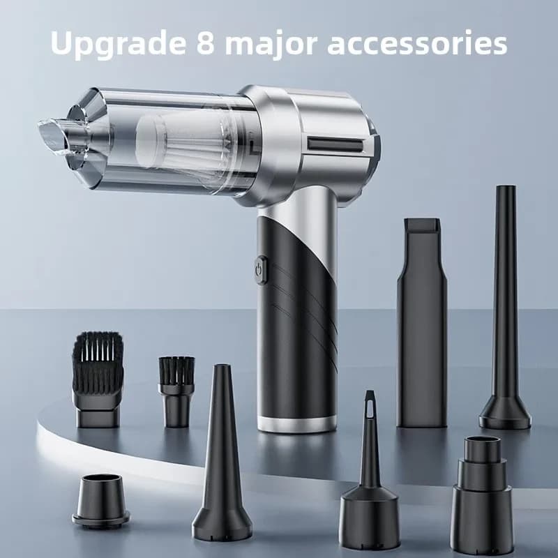 Nuovo Aspirapolvere Senza Fili Multifunzione con Forte Aspirazione e Soffiaggio, Estrattore d'Aria Portatile ad Alta Potenza per Rimozione Acari