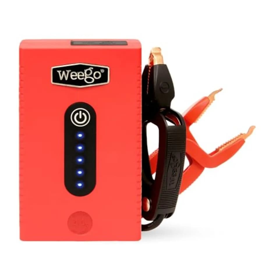 Avviatore di emergenza per batteria per auto al litio 12V autouso 2100A Sostituzione sicura per cavi jumper per auto portatile J