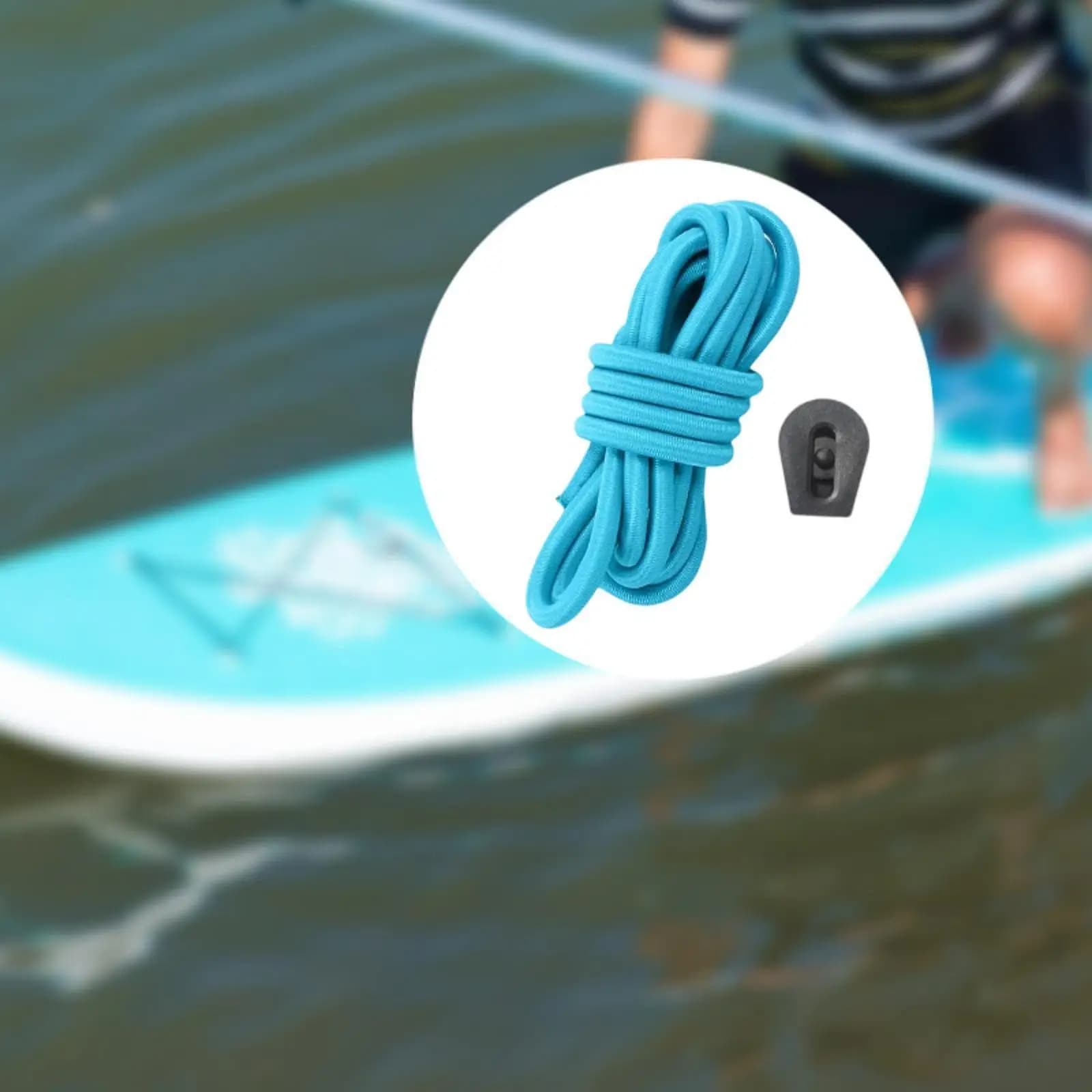 Strong Elastic Rope 250 Cm Shock Cord with Adjustable Buckle Heavy Duty Kayak Bungee for Paddle Board Accessories