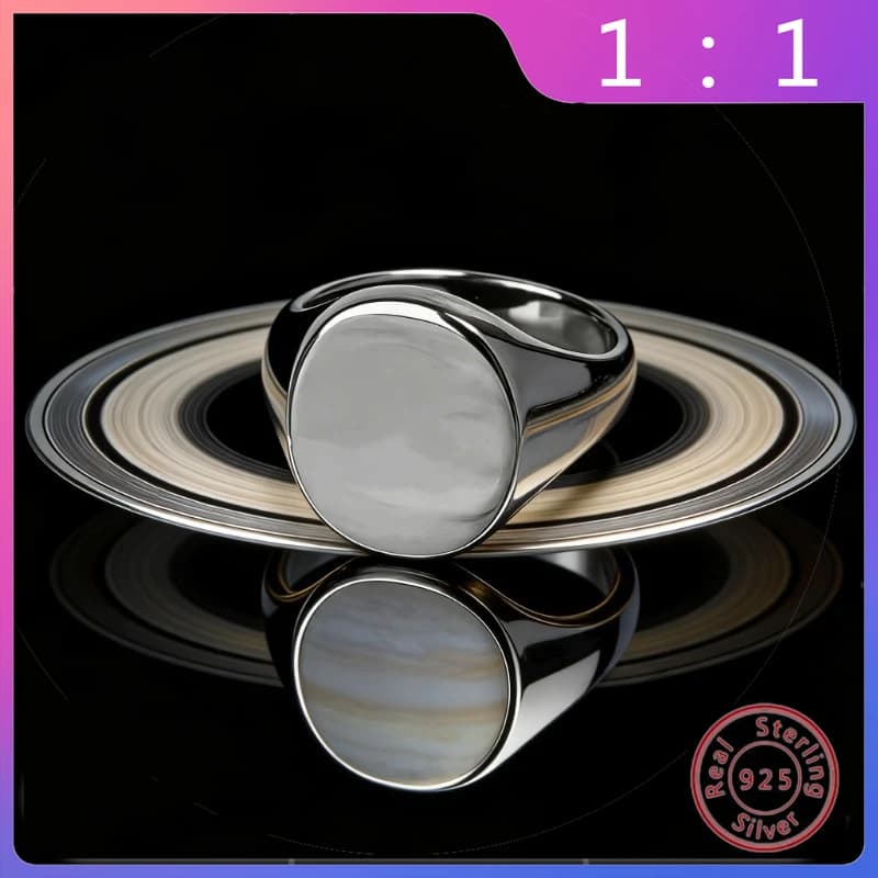 Anello Saturno S925 Fashion Queen Edizione Premium Gioielli di Moda Anello Saturno Unico