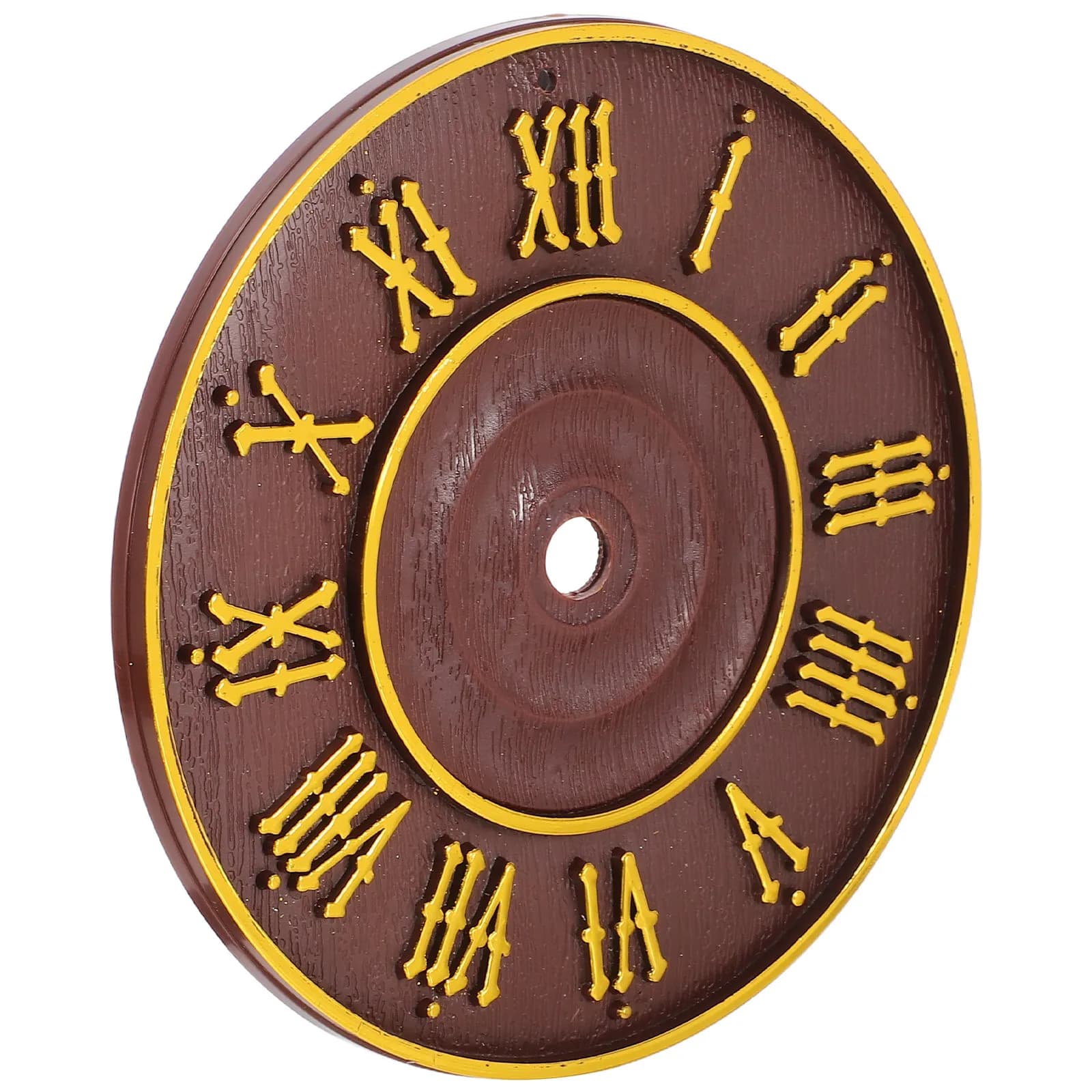 Vintage Cuckoo Clock Face with Swinging Pendulum and Animated Bird Chime Traditional Roman Numerals Design for Living Room
