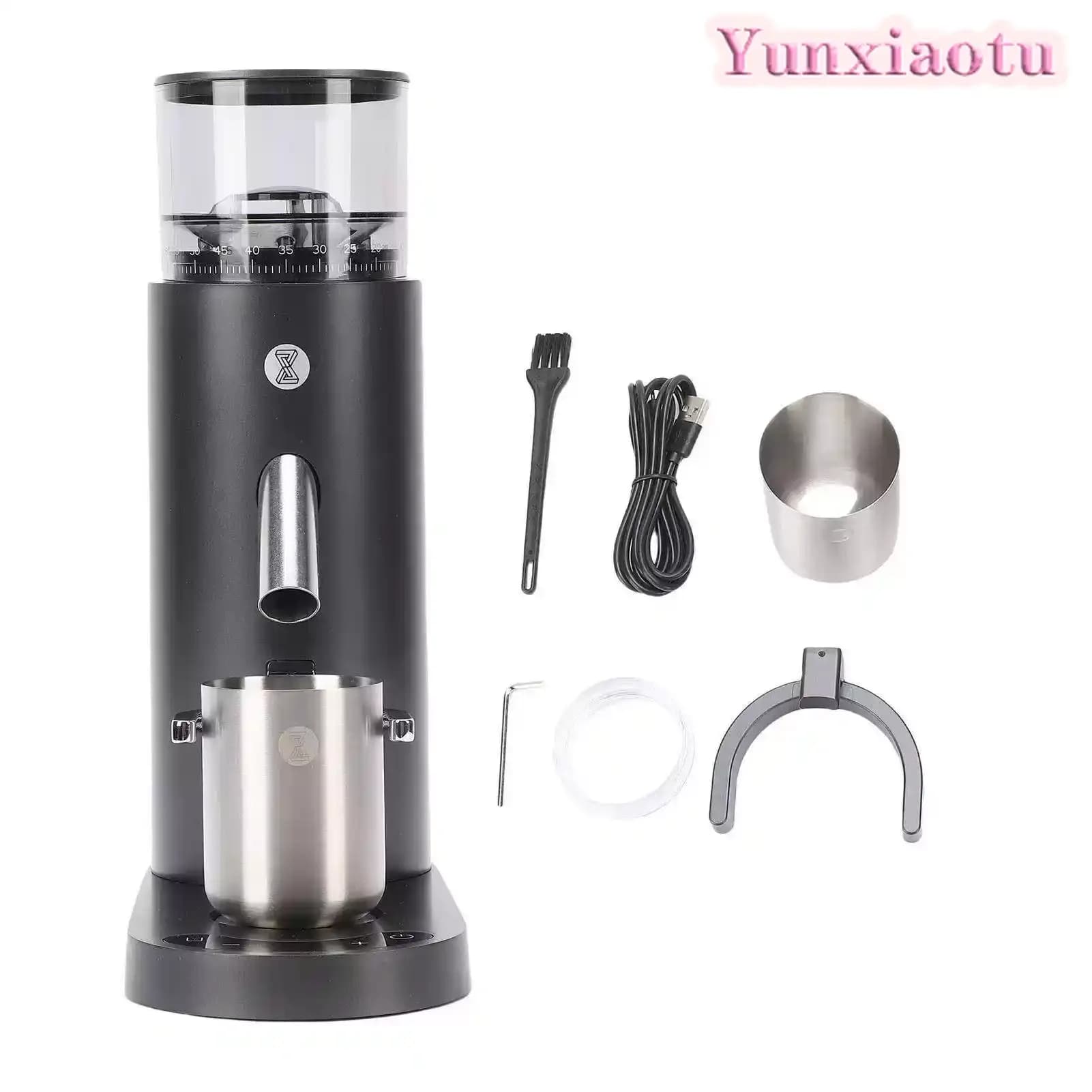 Commercial Coffee Bean Grinder, Hand Brew & Espresso Coffee Mill, Adjustable Coarseness Small Coffee Grinder Machine