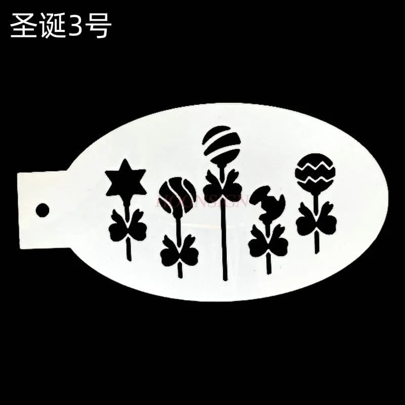 1pcs Chinese style line set flame football New Year's Day hollow five-star National Day star template stage makeup