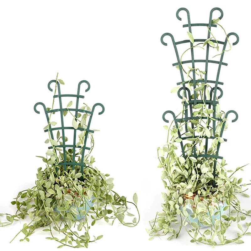 2pcs Mini Garden Growing Plant Climbing Shelf Traliccio Vegetables Flowers Plant support plant pot frame decorative garden cages