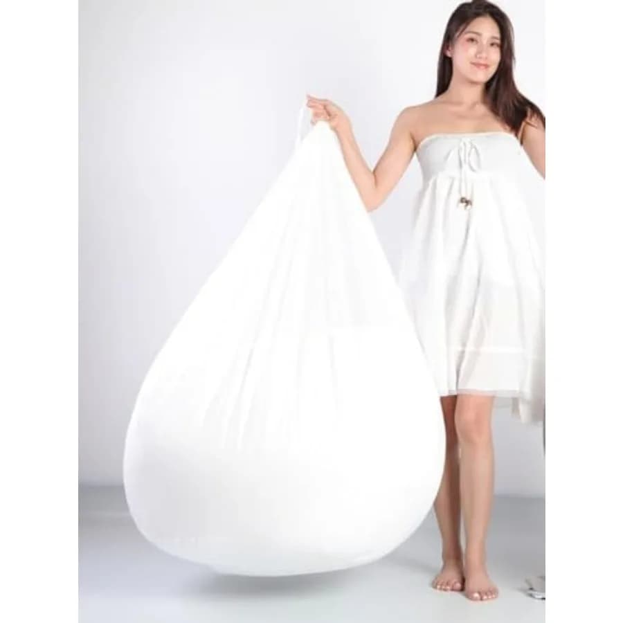 Copertura Interna per Poltrone Sacco Giganti, Rivestimento Senza Imbottitura per Adulti e Adolescenti, Divano Rotondo per Soggiorno e Camera da Letto