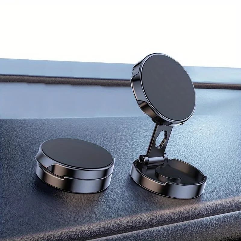 1 piece magnetic phone stand for auto positioning and 360 ° rotation update Foldable multifunction suitable for all smartphones