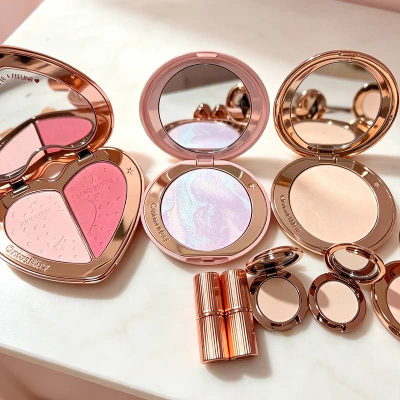 Charlotte Oil Control Styling Powder Matte Waterproof Liquid Foundation Concealer Airbrush Flawless Finish Powder Tilbury Makeup