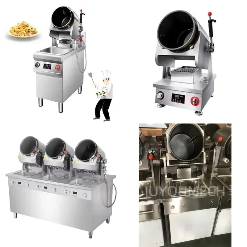 2026 Frying Machine Automatic Stirring Cooker Stir Fry Pan Wok Cooking Machine for Restaurant and Hotel