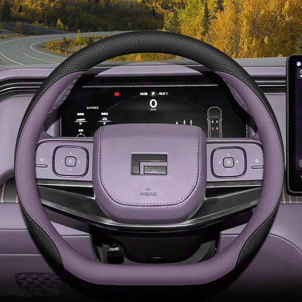 Set di Coperture per Volante per Tutte le Stagioni per BAIC JISHI ADAMAS 2025 2026, Versione All-Rounder per Esterni, Accessori Interni