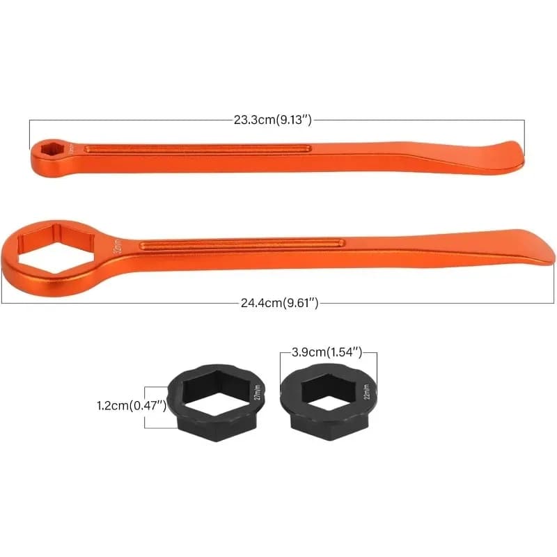 For Motorcycle Tire Change Kit Wrench Set Combo Levers Kit Tire Repair Tool Universal CNC Bead Buddy Tire Iron Lever Tool Spoon