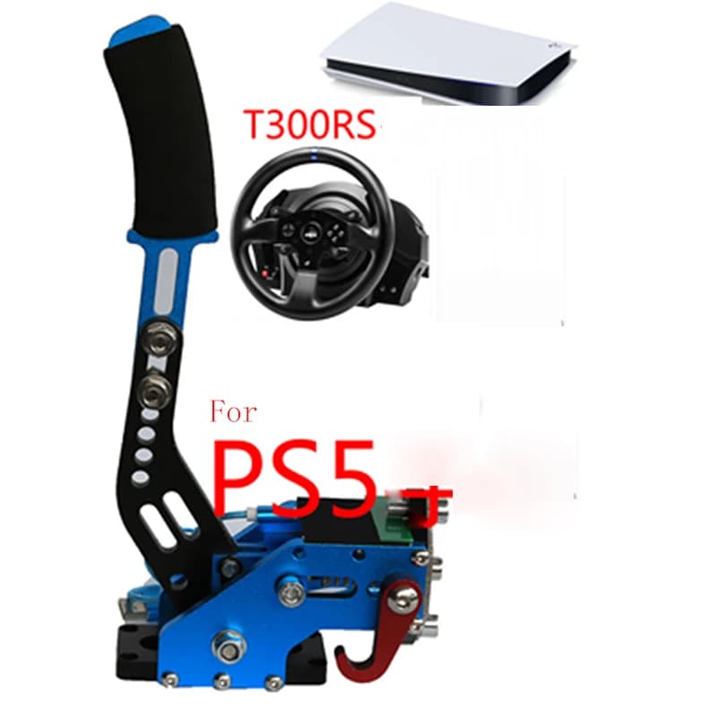 Freno a mano per Thrustmaster T300 T300RS/GT Volante per riprodurre PS5 PS4 Gioco da corsa per PC Simracing Adattatore MOD