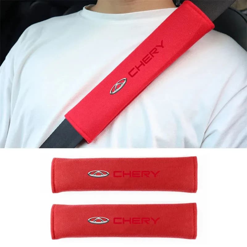 2Pcs Seat Belt Shoulder Cover Protection Pads for Chery TIGGO 3 Pro 8Pro Max MVM X22 DR3 Amulet Fora Fulwin T11 Auto Accessories