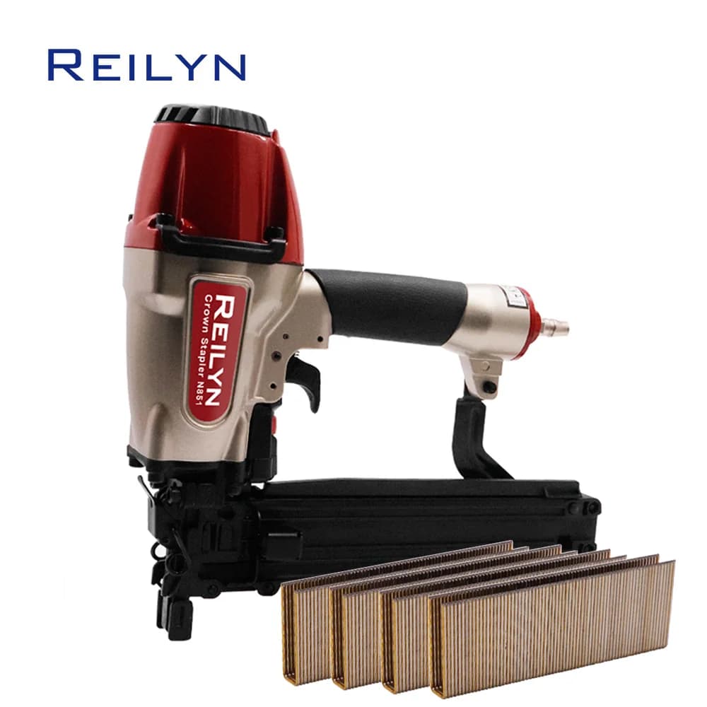 Cucitrice ad aria N851 16Ga chiodi per filo chiodatore pneumatico leggero 25-50mm per telaio per tappezzeria strumento per la lavorazione del legno di mobili per coperture