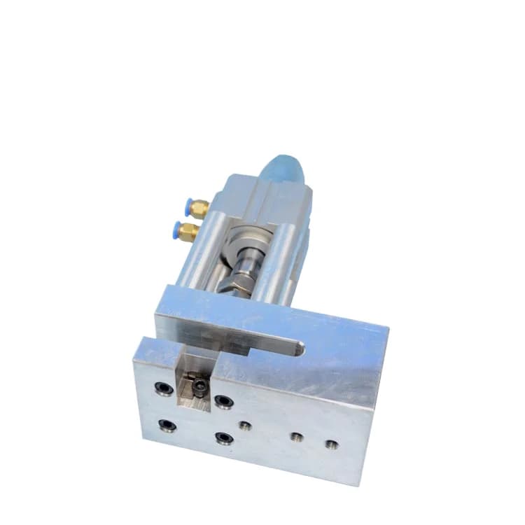 8-sided sealing bags V-tear hole pneumatic punching for bag production machine