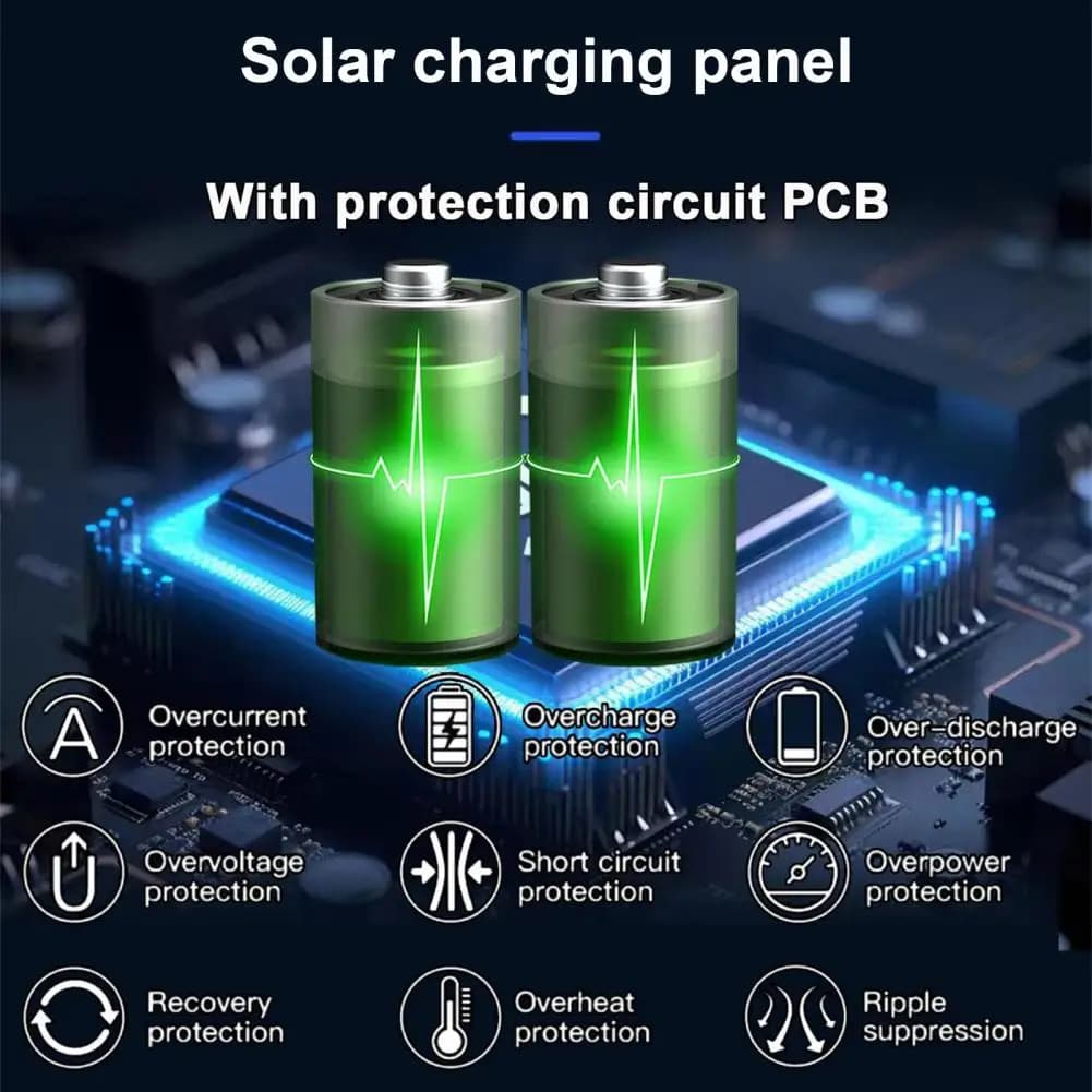 Pannello solare resistente alle intemperie Pannelli solari efficienti per fotocamere Arlo Pro 4 2 Pro 3 Design leggero Potenza stabile per esterni