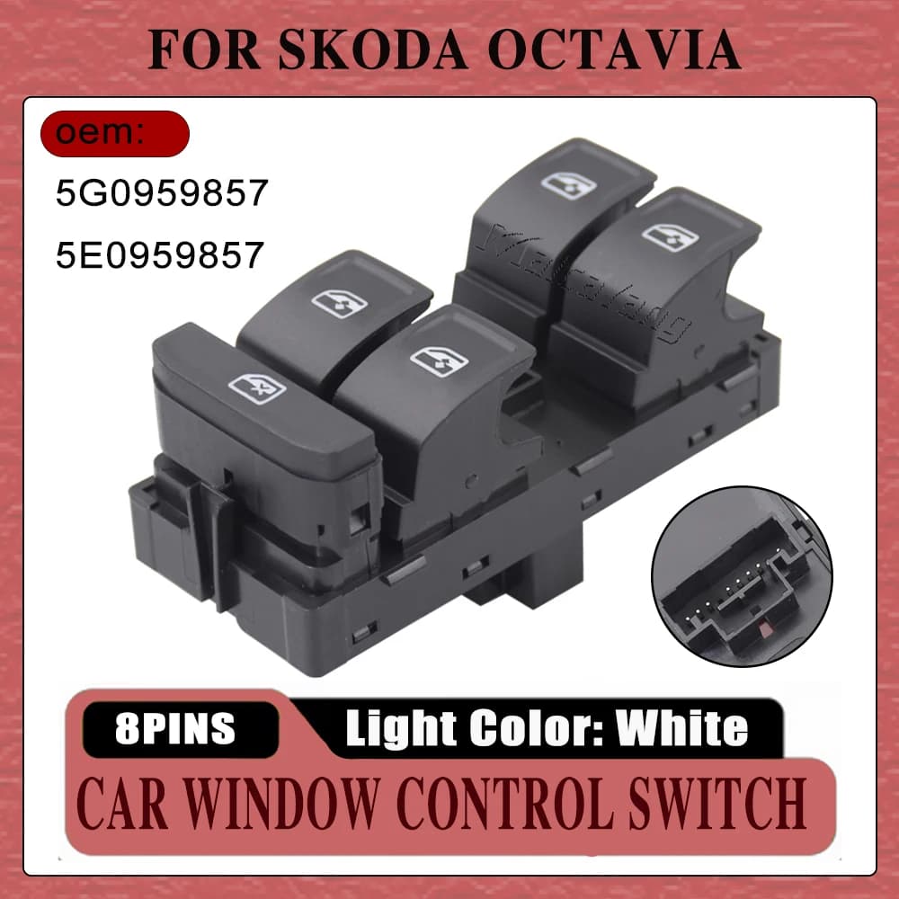 Interruttore finestra per VW Golf MK7 Passat 2014-2018 Tiguan 2016-2018 SEAT Leon 2013-2018 Skoda Superb 2014-2018 Octavia 2013-2018