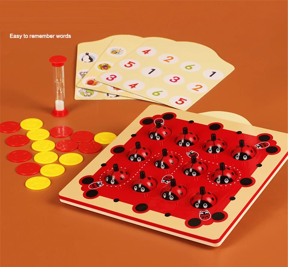 BSTFAMLY Bambini Memoria Scacchi di Plastica Sei Colori 33*26*5 cm 12 Pz/set Dama Internazionale Pieghevole Gioco Da Tavolo Giocattolo Regalo LE04