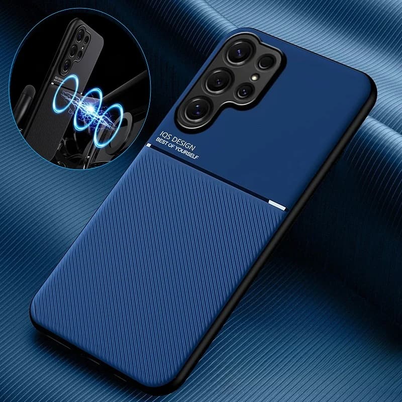 Custodia Magnetica in Pelle per Samsung Galaxy S26 S25 Ultra S24 S23 S22 Plus A57 A37 A27 A07 A17 A56 A36 A26 A16 A06 - Cover Morbida