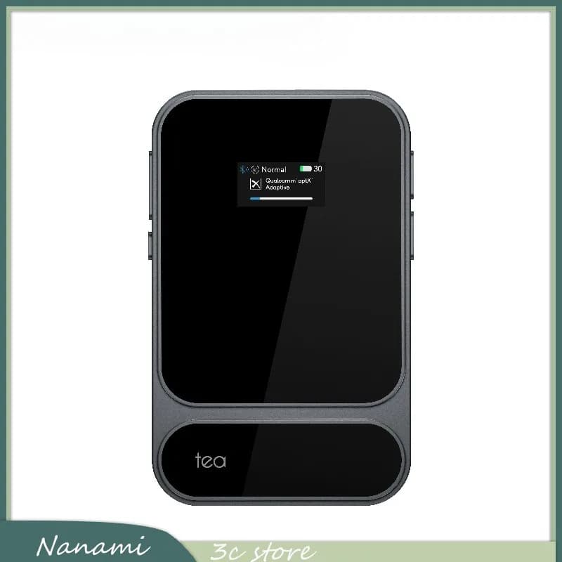 Tea Pro Amplificatore Portatile per Cuffie con Display Magnetico da 0,95 pollici/BT5.4/2100mAh/ESS ES9039Q2M, supporta PCM 768/DSD 512/3.5/4.4mm