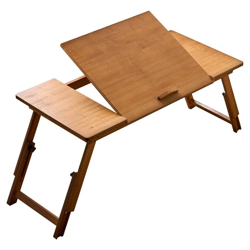 Folding Laptop Table Bamboo Adjustable Minimalism Computer Bed Table Small Bay Window Coffee Table Home Furniture