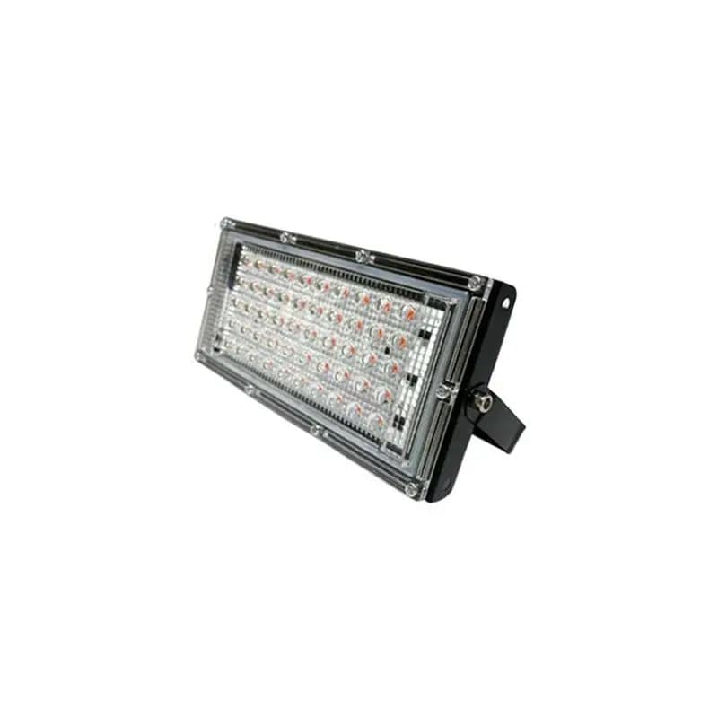 Complete Spectro LED Lamp for Cultivation, External Headlight for Plants, Curtains, Flowers and 50W Semina with US Plug - AT30