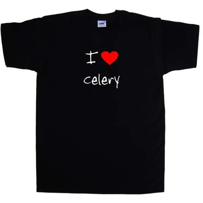 T-shirt I Love Heart Celery