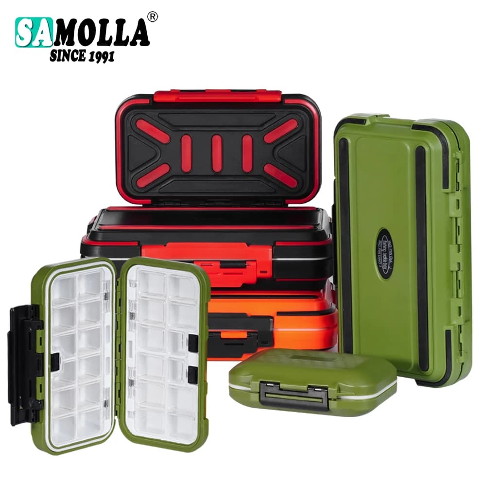 Fishing equipment box waterproof accessories for fishing tool holders for fish hook boxes for fake baits for carp fishing products