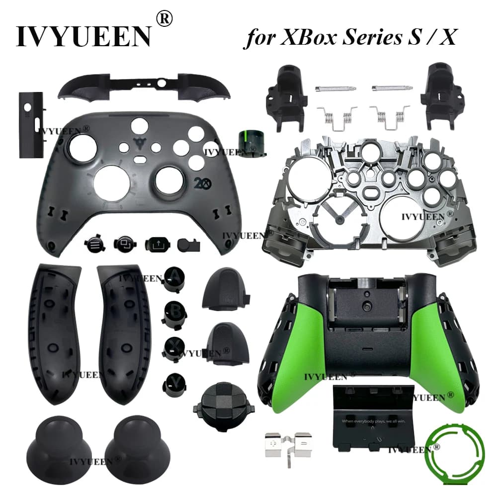 IVYUEEN per XBox Serie XS Core Controller 20th Sostituzione Shell LB RB LT RT Paraurti Trigger Dpad ABXY Pulsanti Coperchio della batteria