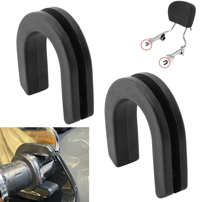 2 pcs 4 pieces bike issy bar back bag holder clamping point for Harley Touring Softail Dyna Sportster